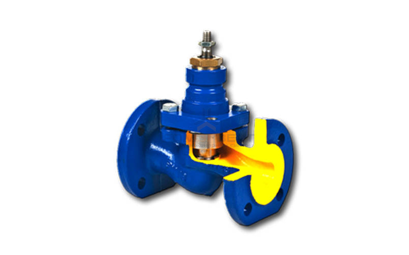 Клапан регулирующий Zetkama 227A - Ду25 (Ф/Ф, PN16, Tmax-150°C, серый чугун, исполнение №80-R)