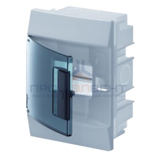 Бокс в нишу ABB Mistral41 4М зеленая дверь без клеммного блока