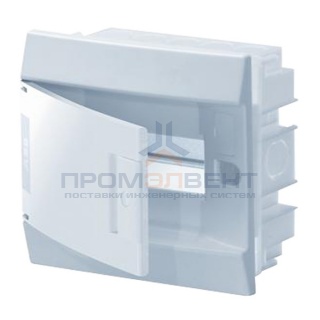 Бокс в нишу ABB Mistral41 8М непрозрачная дверь без клеммного блока