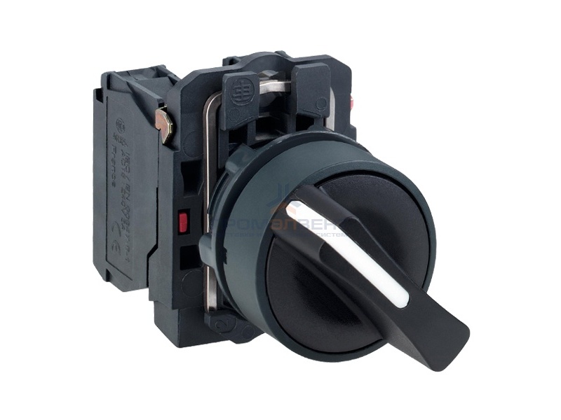 Переключатель Schneider Electric XB5AD53 на 3 положения с возвратом 22мм