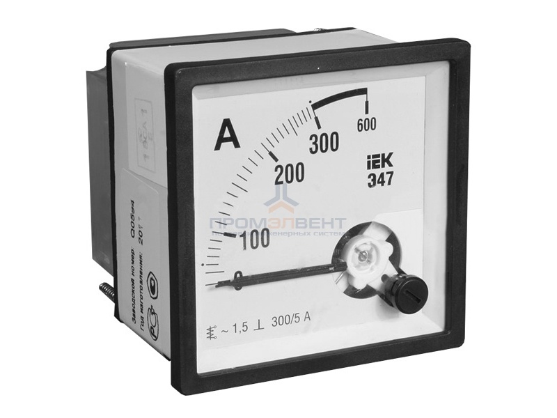 Амперметр Э47 600/5А кл. точн. 1,5 72х72мм